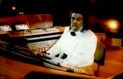 Vangelis plays his synths