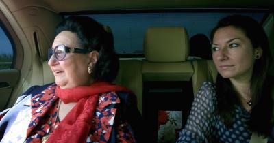 Montserrat Caball&eacute; and daughter Montserrat Marti travel through Armenia